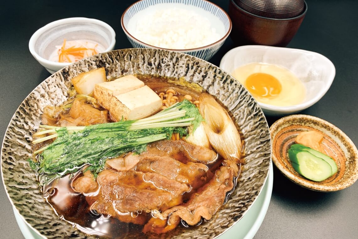 広島県産峠下牛使用すき焼き膳