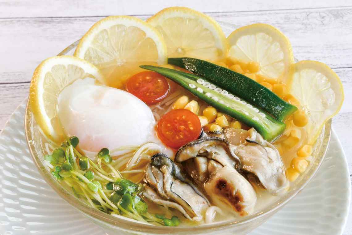 広島レモンのさっぱり冷麺