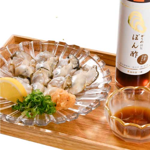 生牡蠣とぽん酢
