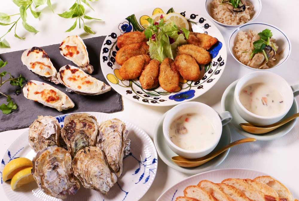 かなわの牡蠣料理