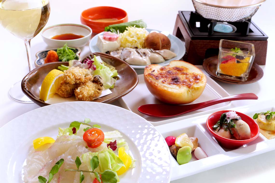 【ランチタイム限定】お昼のかきやわらぎコース