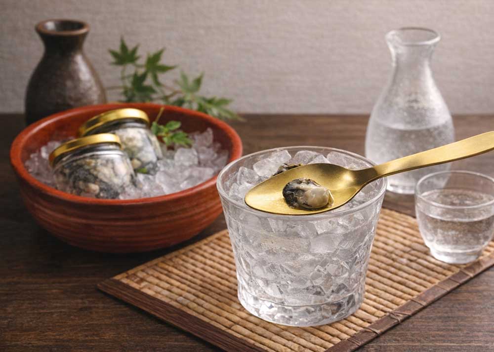 ヴァージンオイスターと日本酒
