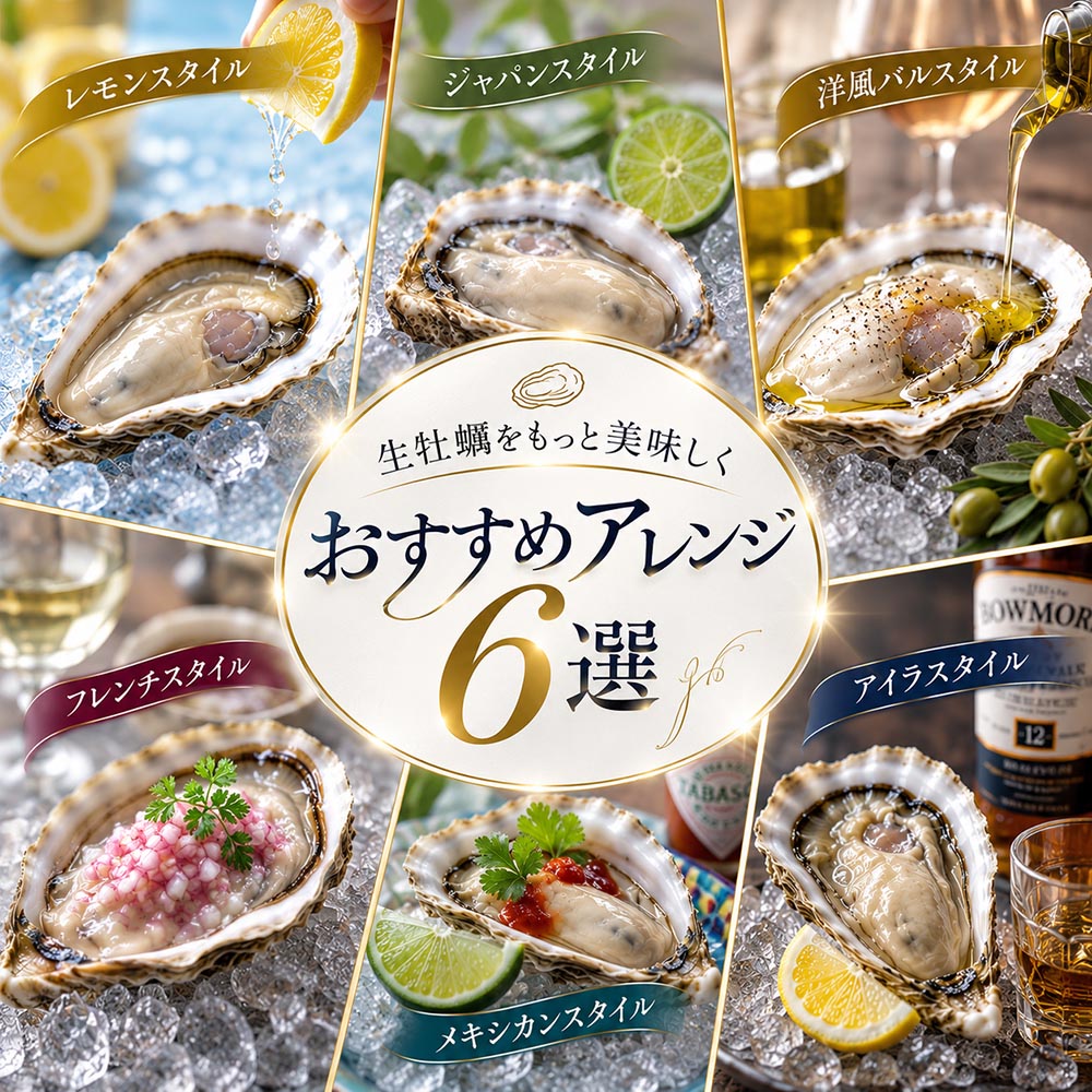 夏の生かきの食べ方アレンジ